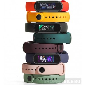 Каишка за Xiaomi Mi Band, M5, M6 фитнес гривна, Бледо син Каишка за Xiaomi Mi Band, M5, M6 фитнес гривна, Бледо син