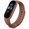 Каишка за Xiaomi Mi Band, M5, M6 фитнес гривна, Кафяво