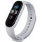 Каишка за Xiaomi Mi Band, M5, M6 фитнес гривна, Светло сива