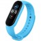 Каишка за Xiaomi Mi Band, M5, M6 фитнес гривна, Светло син