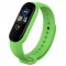 Каишка за Xiaomi Mi Band, M5, M6 фитнес гривна, Зелена