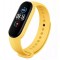Каишка за Xiaomi Mi Band, M5, M6 фитнес гривна, Жълта