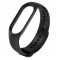 Каишка за Xiaomi Mi Band M3, M4 фитнес гривна, Черна