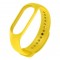 Каишка за Xiaomi Mi Band M3, M4 фитнес гривна, Жълта