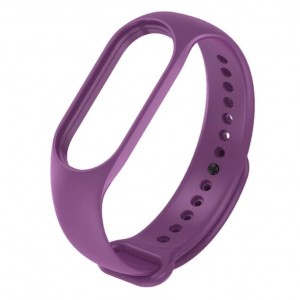 Каишка за Xiaomi Mi Band M7 фитнес гривна, Лилаво