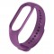 Каишка за Xiaomi Mi Band M3, M4 фитнес гривна, Лилаво