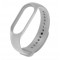 Каишка за Xiaomi Mi Band M3, M4 фитнес гривна, Светло сива