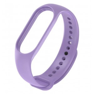 Каишка за Xiaomi Mi Band M7 фитнес гривна, Светло лилаво Каишка за Xiaomi Mi Band M7 фитнес гривна, Светло лилаво