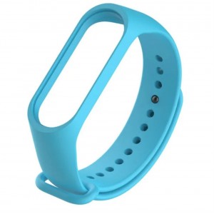 Каишка за Xiaomi Mi Band M7 фитнес гривна, Бледо син Каишка за Xiaomi Mi Band M7 фитнес гривна, Бледо син