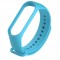 Каишка за Xiaomi Mi Band M7 фитнес гривна, Бледо син
