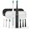 Комплект електрическа четка за зъби Fairywill FW-507 Plus Sonic Toothbrush, 40000 движения на четката/мин, 5 Програми, Черен и Бял Комплект електрическа четка за зъби Fairywill FW-507 Plus Sonic Toothbrush, 40000 движения на четката/мин, 5 Програми, Черен и Бял