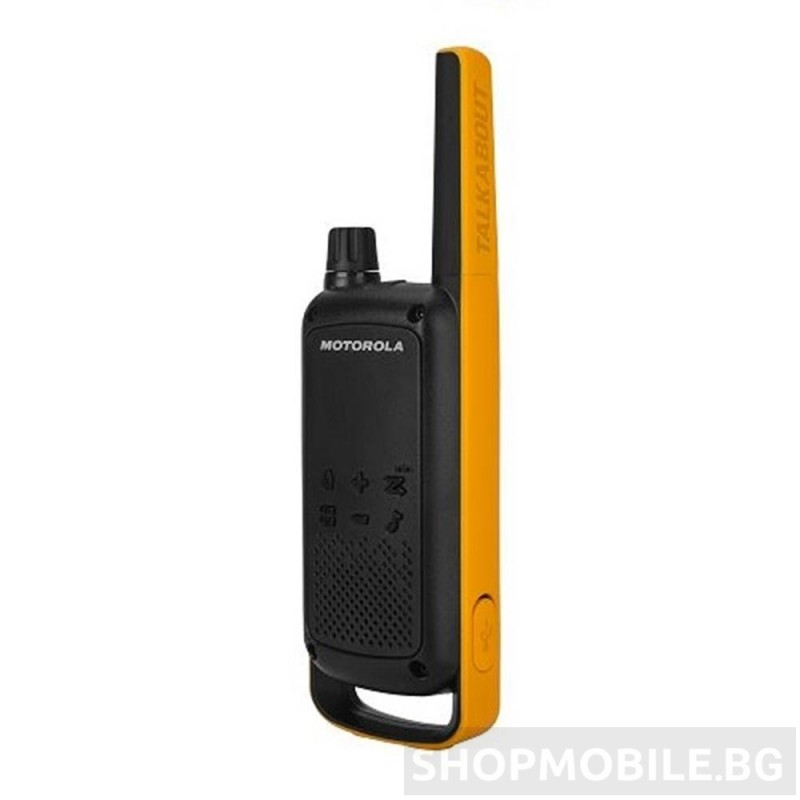 Комплект 4 броя радиостанции Motorola Talkabout T82 EXTREME, 16 канала, до 10 km, защита от намокряне IPx4, лесно сдвояване, LED фенерче, Дисплей с подсветка
