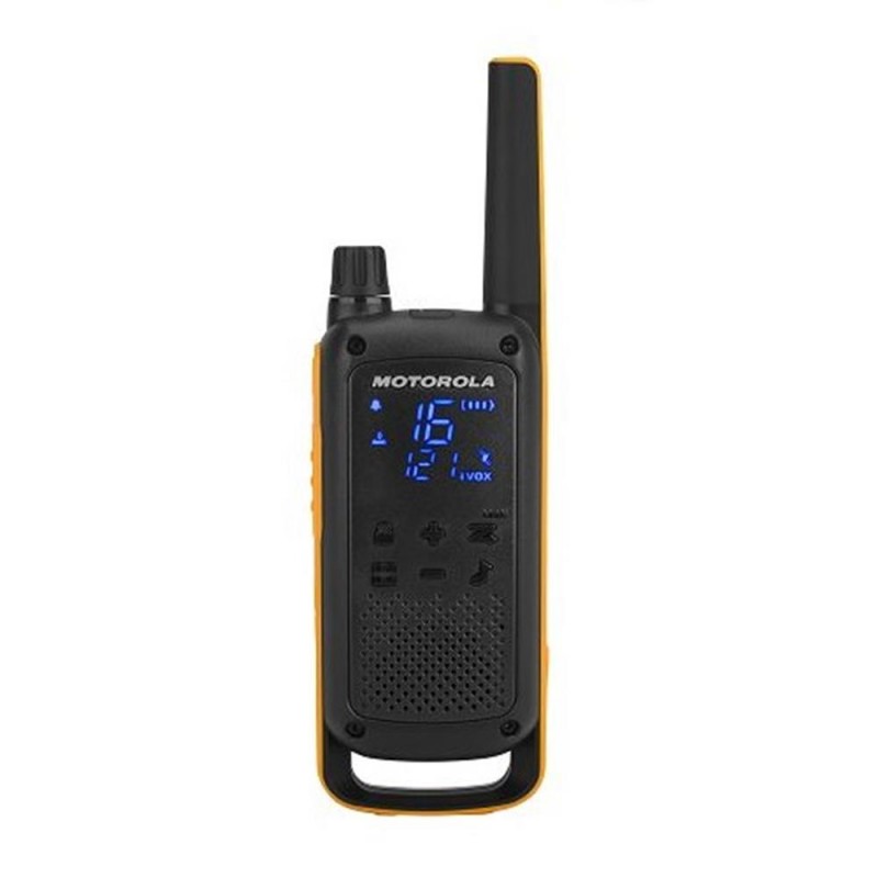 Комплект 4 броя радиостанции Motorola Talkabout T82 EXTREME, 16 канала, до 10 km, защита от намокряне IPx4, лесно сдвояване, LED фенерче, Дисплей с подсветка