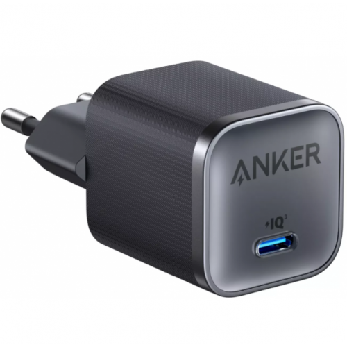 Мрежово зарядно Anker Nano, 45W Super Fast, 3A, 1 x USB-C, Черно Мрежово зарядно Anker Nano, 45W Super Fast, 3A, 1 x USB-C, Черно