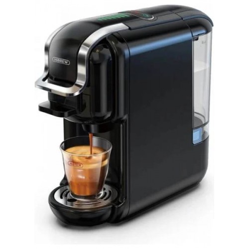 Мултифункционална 5 в 1 Еспресо Кафемашина Hibrew H2B за мляно кафе, капсули Nespresso, Dolce Gusto, Ese pods, K-cup, 1450 w, 19 bar, Черна