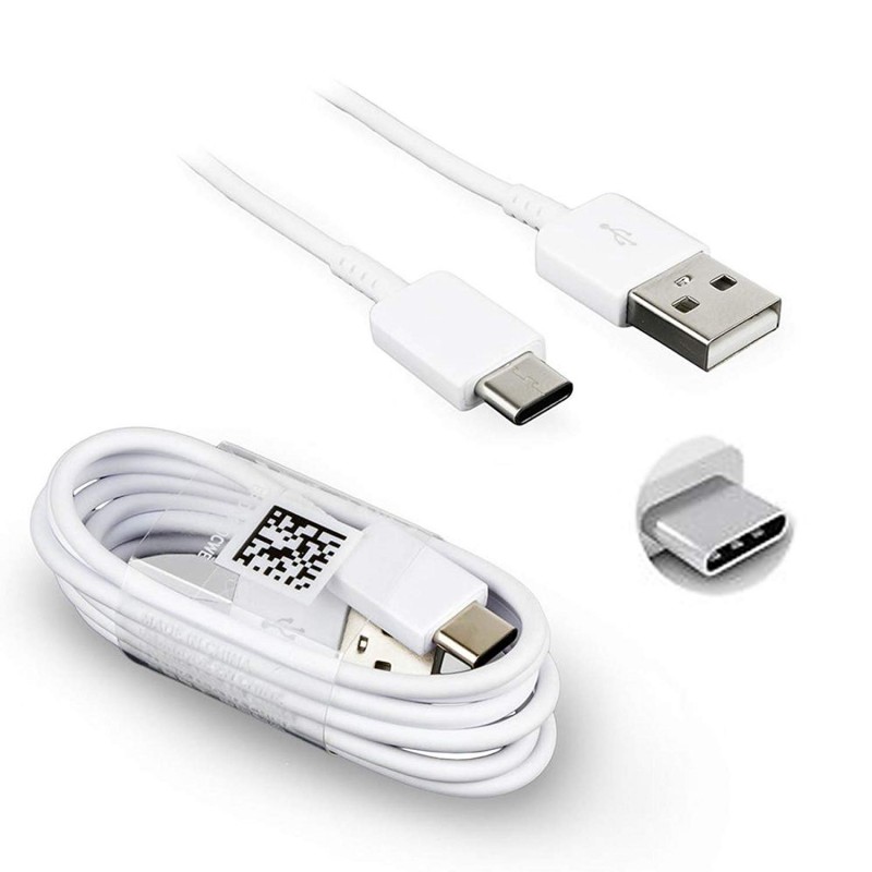 Оригинален кабел Samsung Type-C Data Cable EP-DN930CWE, 1.1 метър, Бял