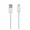 Оригинален кабел Samsung microUSB Data Cable 1.5m/ ECB-DU4EWE, Бял 