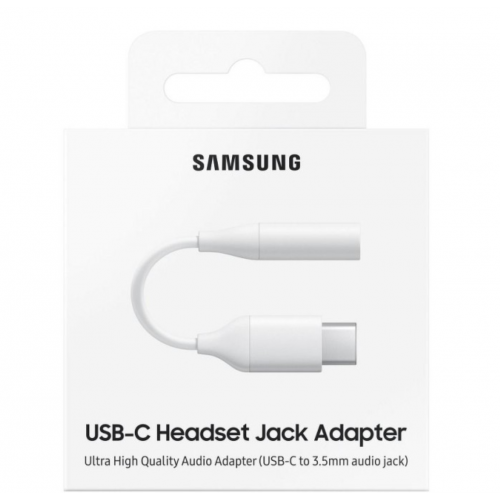 Оригинален преходник Samsung EE-UC10JU за слушалки от USB-C към 3.5 мм аудио
