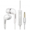 Оригинални слушалки Samsung Stereo Headset 3.5mm EHS64AVFWE, кабел с управление на звука и микрофон, Бели