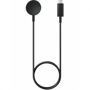 Оригинално бързо безжично зарядно устройство Samsung Galaxy Watch Series, USB-C, EP-OR900BBEGWW, Черен