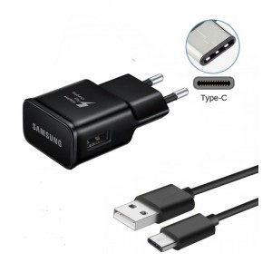 Оригинално зарядно Samsung Type-C Travel Charger, 5W, 2A, 1 x USB-A, with USB-C Cable, Черно Оригинално зарядно Samsung Type-C Travel Charger, 5W, 2A, 1 x USB-A, with USB-C Cable, Черно