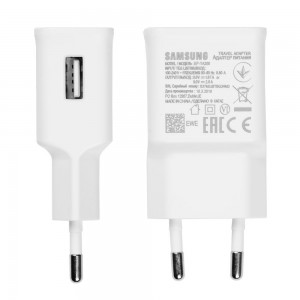 Оригинално зарядно Samsung USB Travel Charger EP-TA200EWE, Бяло Оригинално зарядно Samsung USB Travel Charger EP-TA200EWE, Бяло