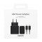 Оригинално зарядно устройство Samsung Fast Charger EP-TA845XBEGWW, 45W, Кабел в комплекта USB-C, 5A