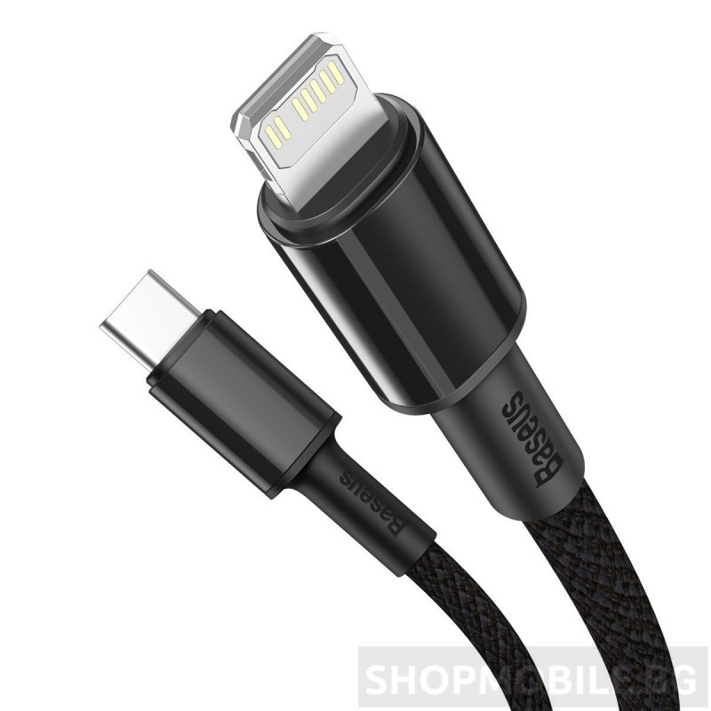 Кабел Baseus Braided Cable Type-C to Lightning, PD, 20W, 1 метър