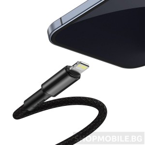 Кабел Baseus Braided Cable Type-C to Lightning, PD, 20W, 1 метър Кабел Baseus Braided Cable Type-C to Lightning, PD, 20W, 1 метър