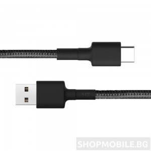 Плетен кабел Xiaomi Mi Braided кабел от USB-A към USB-C Плетен кабел Xiaomi Mi Braided кабел от USB-A към USB-C