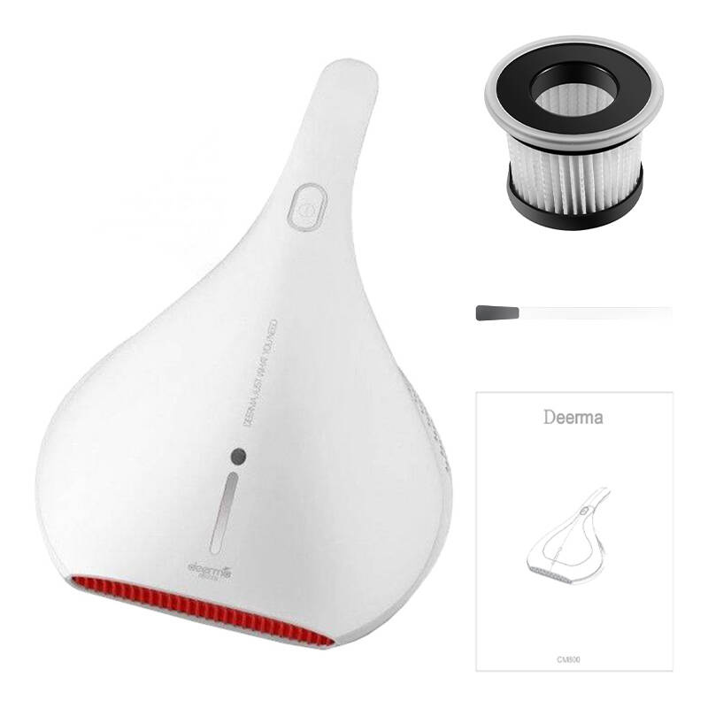 Прахосмукачка Xiaomi Deerma Mite CM800, 450W, Против акари, UV светлина, 13000Pa, 8000 rpm, HEPA филтър