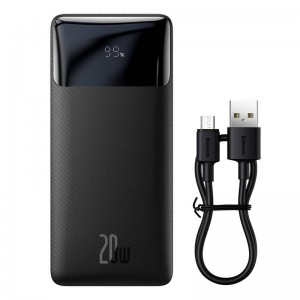 Преносима батерия Baseus Bipow 10000mAh, 2xUSB, USB-C, 20W Преносима батерия Baseus Bipow 10000mAh, 2xUSB, USB-C, 20W