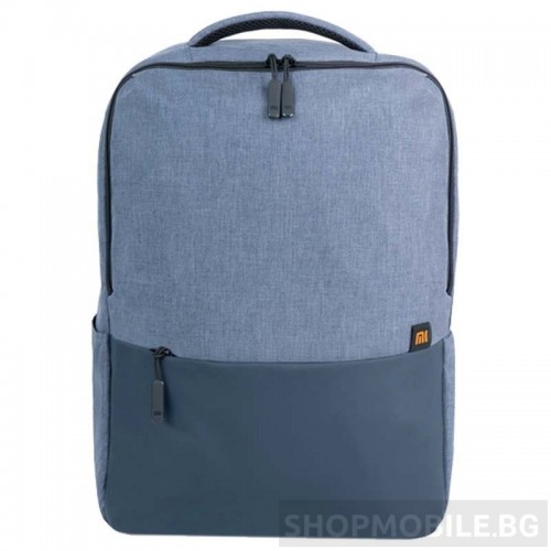 Раница Xiaomi Business Casual Backpack, 14" - 15.6" лаптопи, Стандарт IPX4, Светло син