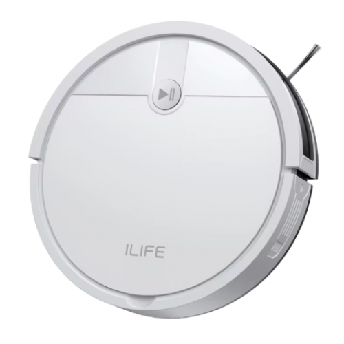 Робот прахосмукачка ILIFE V2, 1500 Pa, Време на работа 120 мин, Ultra Slim 76mm, Контейнер за прах 300 мл, Бяла