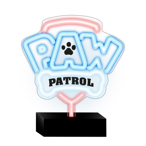 Светеща LED табела Paw Patrol, 25см на 25см, Регулиране на яркостта