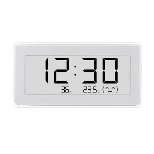 Сензор Xiaomi Mi Temperature and Humidity Monitor Clock Pro, Часовник, Температурата и влажността, BHR5435GL, Бял