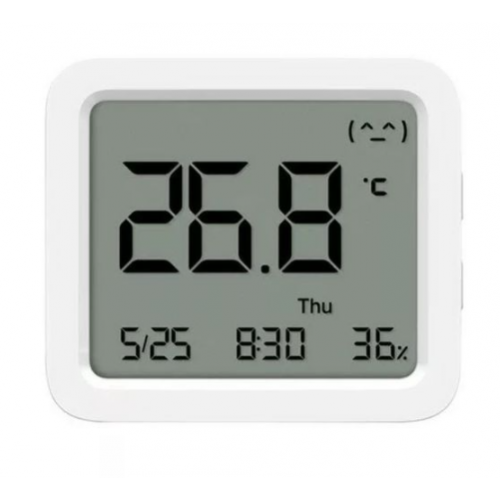 Сензор за температурата и влажността Xiaomi Mi Temperature and Humidity Monitor 3, BHR9041GL, Бял