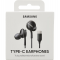 Оригинални слушалки Samsung by AKG Earphones IC-100BBEGEU, Кабел с управление на звука и микрофон, Черни