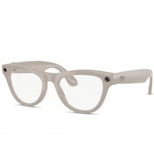 Смарт очила Ray-Ban Meta Skyler Gen1, Smart Glasses with AI, Size 52-20, 3F Clear/Sapphire Lense, Shiny Chalky Grey Смарт очила Ray-Ban Meta Skyler Gen1, Smart Glasses with AI, Size 52-20, 3F Clear/Sapphire Lense, Shiny Chalky Grey