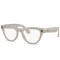Смарт очила Ray-Ban Meta Skyler Gen1, Smart Glasses with AI, Size 52-20, 3F Clear/Sapphire Lense, Shiny Chalky Grey