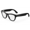 Смарт очила Ray-Ban Meta Skyler Gen1, Smart Glasses with AI, Size 52-20, 2F Clear / Cerulean Blue Lense, Shiny Black