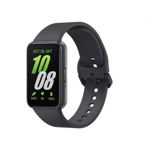 Смарт фитнес гривна Samsung Galaxy Fit3 R390, IP68 водоустойчива, Дисплей 1.6" AMOLED, Bluetooth 5.3, Сива Смарт фитнес гривна Samsung Galaxy Fit3 R390, IP68 водоустойчива, Дисплей 1.6" AMOLED, Bluetooth 5.3, Сива