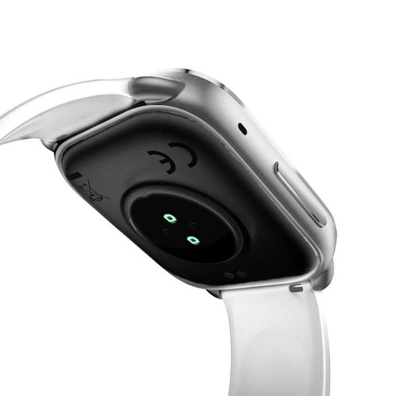 Смарт часовник QCY WATCH GS, 2.02" TFT HD, Водоустойчив IPX8, Здравен монитор, Сив