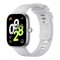 Смарт часовник Xiaomi Redmi Watch 4, 1.91", GPS, AMOLED дисплей, Bluetooth разговори, 5АТМ, до 20 дни живот на батерията, Сърдечен ритъм, Сребрист