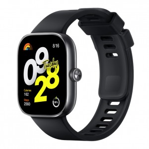 Смарт часовник Xiaomi Redmi Watch 4, 1.91", GPS, AMOLED дисплей, Bluetooth разговори, 5АТМ, до 20 дни живот на батерията, Сърдечен ритъм, Черен Смарт часовник Xiaomi Redmi Watch 4, 1.91", GPS, AMOLED дисплей, Bluetooth разговори, 5АТМ, до 20 дни живот на батерията, Сърдечен ритъм, Черен