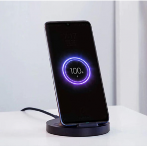 Стойка с безжично зареждане Xiaomi Mi 20W Wireless Charging Stand, Съвместима с Apple, Samsung, Xiaomi