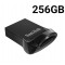 Супер малка флашка SanDisk pendrive 256GB USB 3.1 Ultra Fit, Скорост на четене 130 MB/s