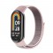 Текстилна каишка за Xiaomi Mi Band M8, M9, M10 фитнес гривна, Розов пясък